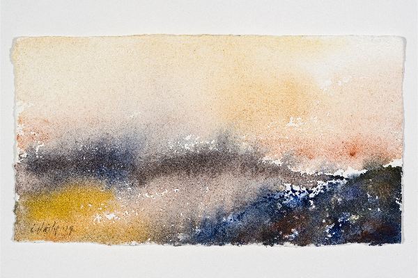 Making Space XXXI, aquarelle sur papier Saint Armand, 11x6p.